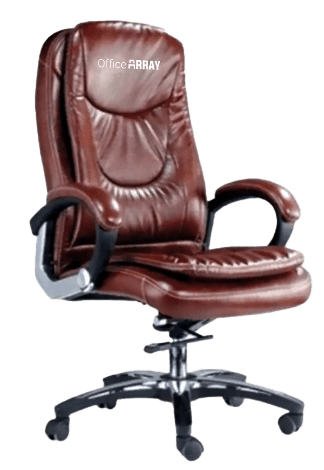 OfficeArray Brown Leatherette High Back DIY Executive Office… OfficeArray Brown Leatherette High Back DIY Executive Office… image